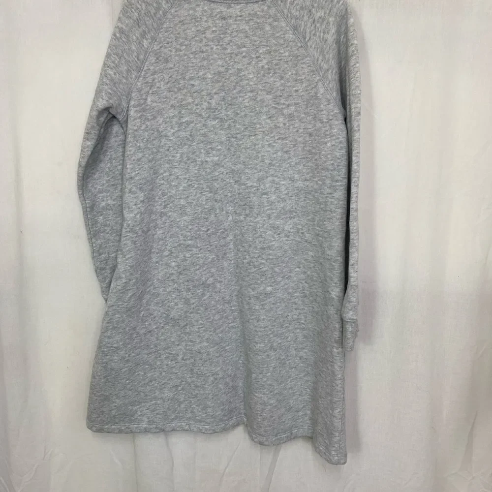 Disney Jumping Beans grey Minnie Mouse hearts sweatshirt dress 8